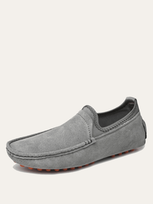 Patchwork Frosted Loafers 8988